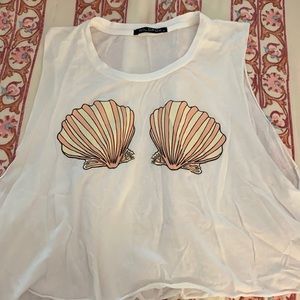 Wildfox seashell tank top